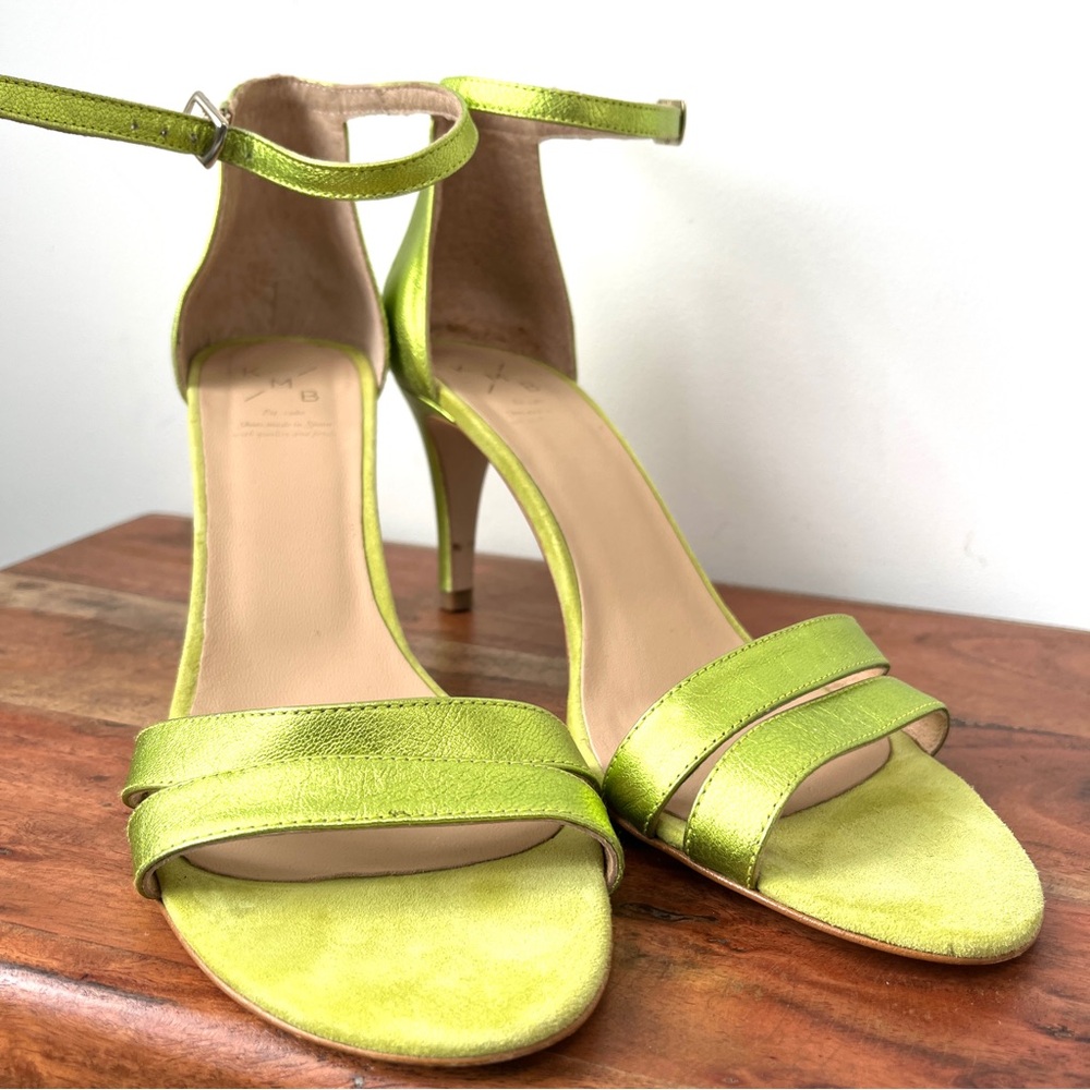 Anthropologie KMB metallic sandals size 9, sequined clutch purse Jasper & Jeera - Picture 7 of 12